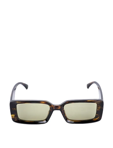 Сонцезахисні окуляри прямокутні зелені(3493) - фото 1 - Miraton