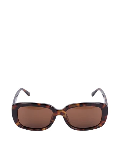 Солнцезащитные очки прямоугольные коричневые - фото 1 - Miraton