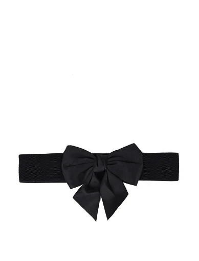 Жіночий ремінь тканинний чорний(KN-4) - фото 1 - Miraton