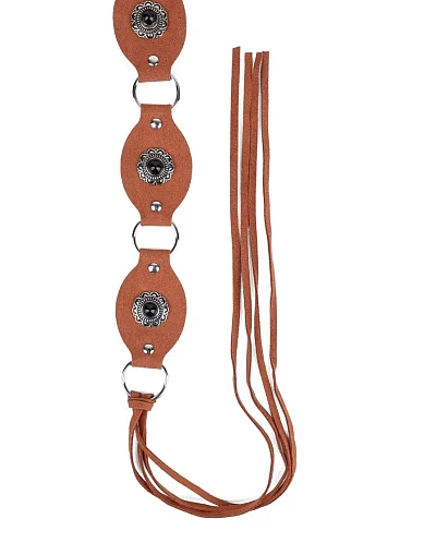 Жіночий ремінь замшевий кемел(MA-14) - фото 2 - Miraton