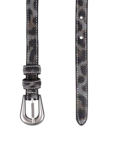 Жіночий ремінь тканинний сірий(SA-2) - фото 2 - Miraton