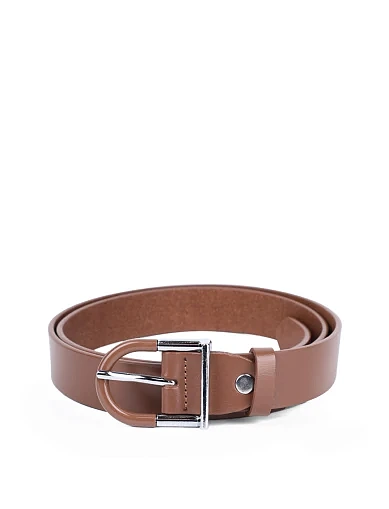 Жіночий ремінь шкіряний бежевий(SA-13) - фото 1 - Miraton