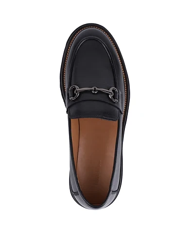 Жіночі туфлі лофери MIRATON шкіряні чорні (AT621A-111-777) - фото 2 - Miraton