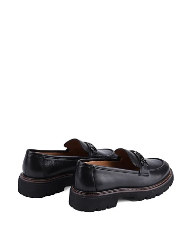 Жіночі туфлі лофери MIRATON шкіряні чорні (AT621A-111-777) - фото 4 - Miraton