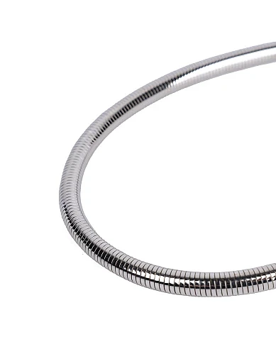 Чокер-жгут металлический серебро - фото 2 - Miraton