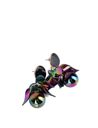 Сережки підвіски різнокольорові з градієнтом(PJ-191) - фото 2 - Miraton