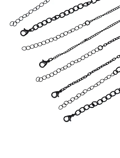 Намисто з багатошарового ланцюжка з хрестиком(MT-12) - фото 2 - Miraton