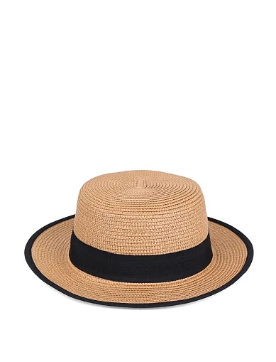 Шляпа из соломы кемел - фото 1 - Miraton