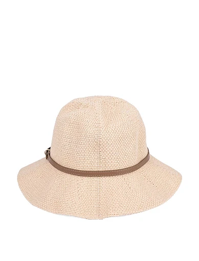 Шляпа из соломы молочная - фото 3 - Miraton
