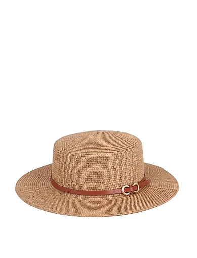 Шляпа из соломы кемел - фото 1 - Miraton