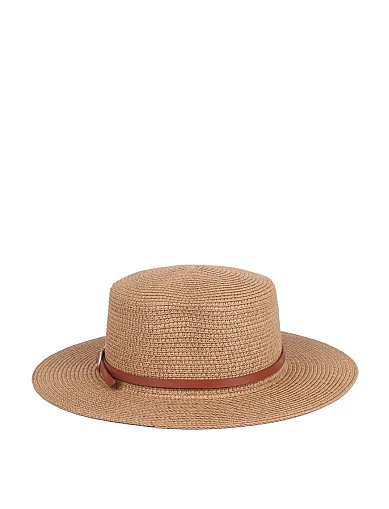 Шляпа из соломы кемел - фото 3 - Miraton
