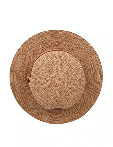 Шляпа из соломы кемел - фото 4 - Miraton