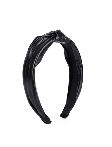 Широкий обуч з екошкіри чорний(AF-10) - фото 2 - Miraton