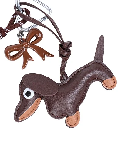 Підвіска-брелок для сумочки такса коричневий(CR-2) - фото 2 - Miraton