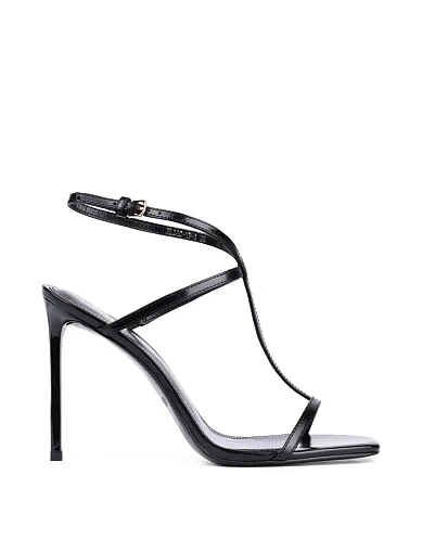 Женские босоножки MIRATON кожаные черные - фото 1 - Miraton