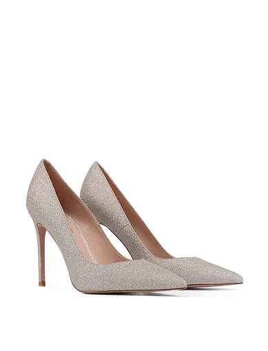 Жіночі туфлі човники MIRATON з глітером золоті (MP583-13-12) - фото 3 - Miraton