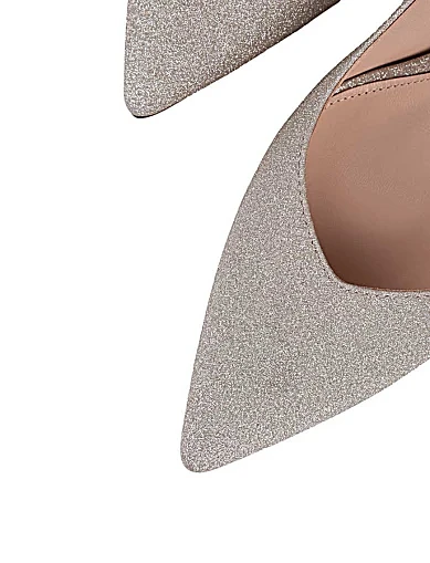 Жіночі туфлі човники MIRATON з глітером золоті (MP583-13-12) - фото 5 - Miraton