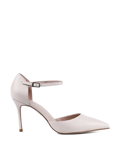 Женские туфли Mia May кожаные рисового цвета - фото 1 - Miraton