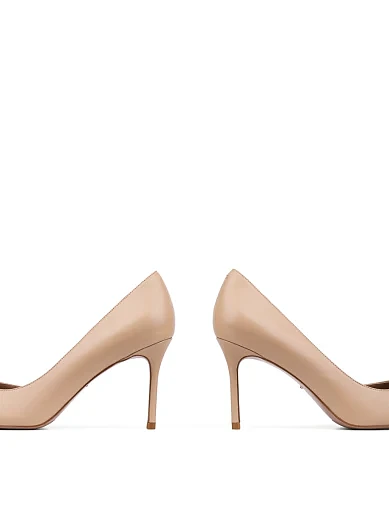 Жіночі туфлі Mia May шкіряні бежеві (MP885-2-8 SS25) - фото 2 - Miraton