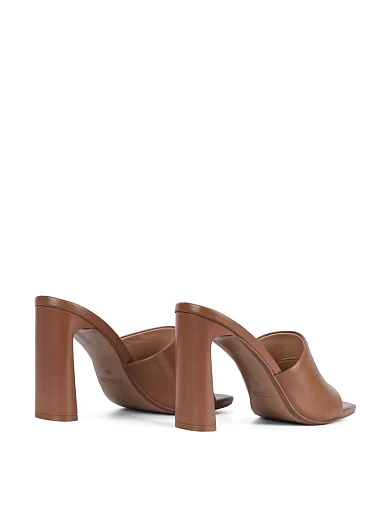 Жіночі сабо MIRATON шкіряні бежеві (G936-2) - фото 4 - Miraton