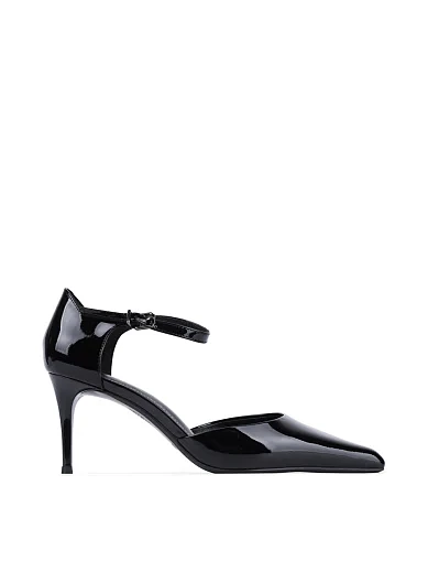 Жіночі туфлі MIRATON лакові чорні (G966-5) - фото 1 - Miraton