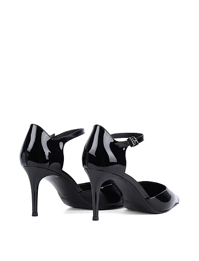 Жіночі туфлі MIRATON лакові чорні (G966-5) - фото 4 - Miraton