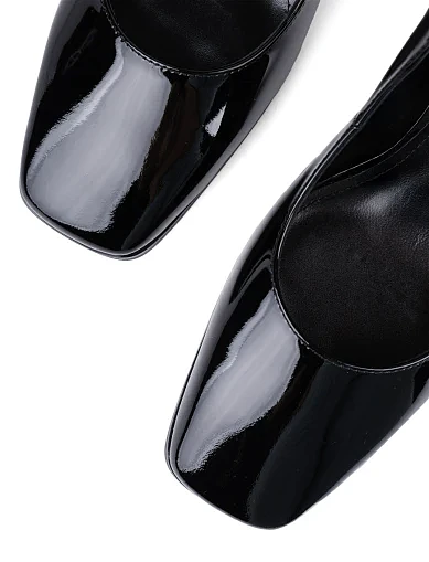 Женские туфли MIRATON лаковые черные - фото 5 - Miraton