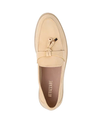 Женские слиперы Attizzare велюровые желтые - фото 2 - Miraton