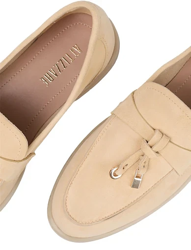 Женские слиперы Attizzare велюровые желтые - фото 5 - Miraton