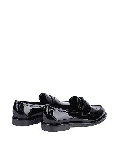 Женские туфли MIRATON из наплака черные - фото 4 - Miraton