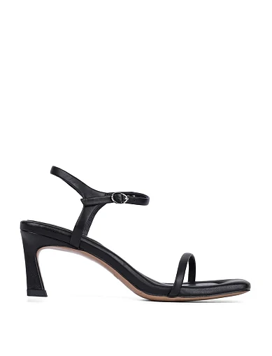 Женские босоножки MIRATON кожаные черные - фото 1 - Miraton