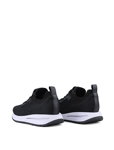 Женские кроссовки Guess тканевые черные - фото 4 - Miraton