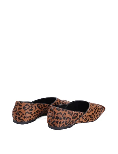 Жіночі сліпери MIRATON шкіряні леопардові (LQX011-6) - фото 4 - Miraton