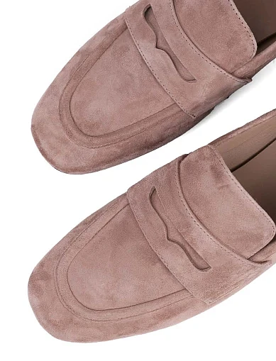 Женские слиперы MIRATON велюровые бежевые - фото 5 - Miraton