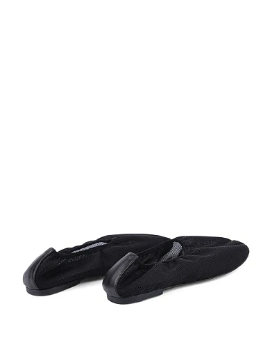 Жіночі балетки MIRATON з сітки чорні (JR1150B-2A) - фото 3 - Miraton