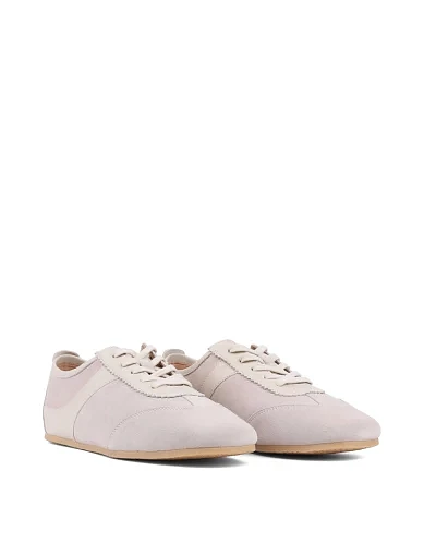 Женские кроссовки MIRATON велюровые рисовые - фото 3 - Miraton