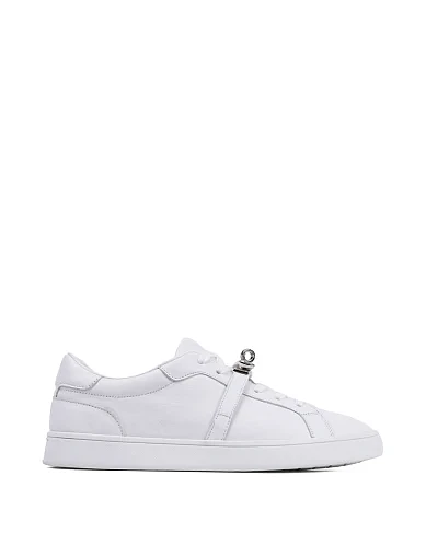 Женские кеды MIRATON кожаные белые - фото 1 - Miraton