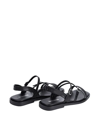 Жіночі сандалі MIRATON шкіряні чорні (E407-H184-1) - фото 4 - Miraton