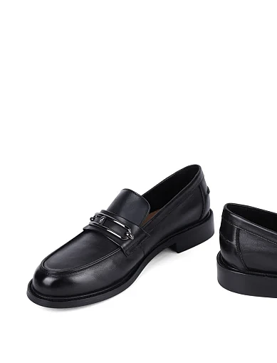 Жіночі туфлі MIRATON шкіряні чорні (NQ523A-5L-P742) - фото 2 - Miraton