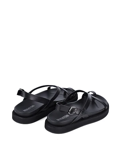 Жіночі сандалі MIRATON шкіряні чорні жіночі сандалі (RY566-X1) - фото 4 - Miraton