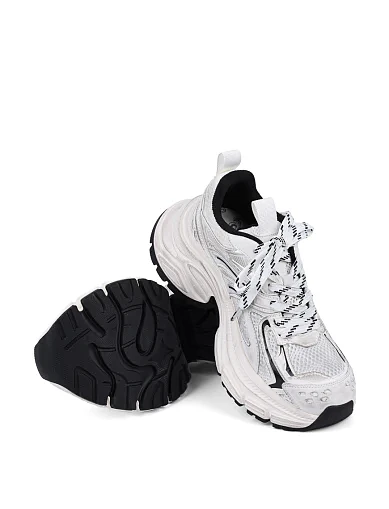 Женские кроссовки MIRATON из искусственной кожи белые - фото 2 - Miraton