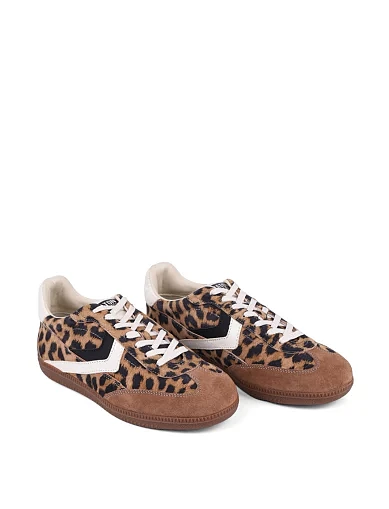 Женские кеды MIRATON велюровые коричневые - фото 3 - Miraton