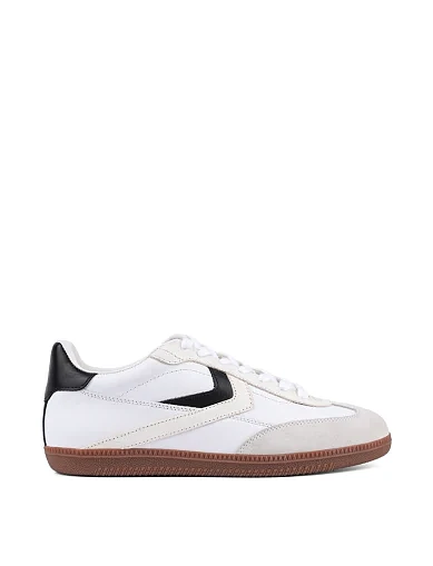 Жіночі кеди MIRATON шкіряні білі (YD2600-08-2) - фото 1 - Miraton