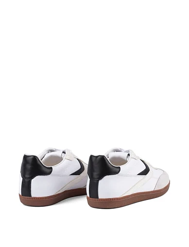 Жіночі кеди MIRATON шкіряні білі (YD2600-08-2) - фото 4 - Miraton