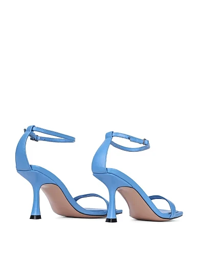 Жіночі босоніжки MIRATON шкіряні сині (530L-02-S381) - фото 5 - Miraton