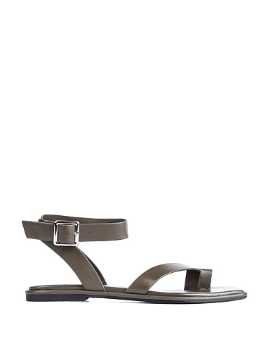 Женские сандалии MIRATON кожаные зеленые - фото 2 - Miraton