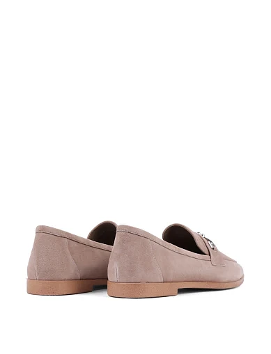 Женские слиперы MIRATON велюровые бежевые - фото 4 - Miraton