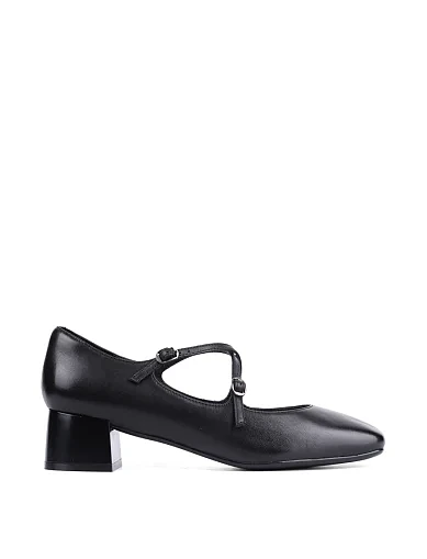 Женские туфли Attizzare кожаные черные - фото 1 - Miraton