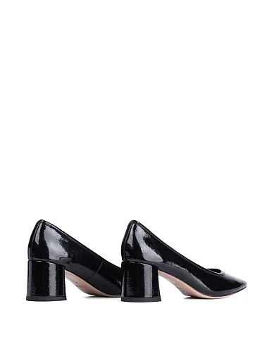 Женские туфли MIRATON из наплака черные - фото 4 - Miraton