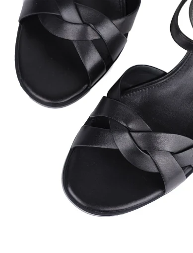 Жіночі босоніжки Attizzare шкіряні чорні (HS23107-12-1) - фото 5 - Miraton